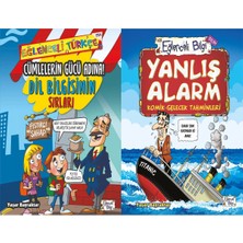 Eğlenceli Bilgi Yayınları Cümlelerin Gücü Adına - Dil Bilgisinin Sırları ve Yanlış Alarm - Komik Gelecek Tahminleri (Yaşar Bayraktar)