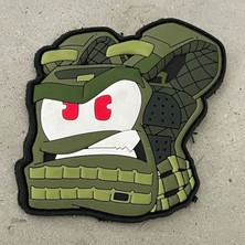 Delta Armory Da 3D Pvc Patch "angry Vest" Olıve Yeşil DA-NAS-132