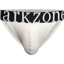 Darkzone Erkek Beyaz Yanları Açık Geniş Lastikli Slip Külot