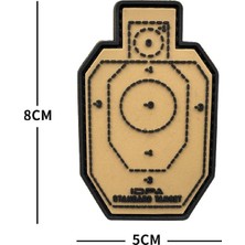 Delta Armory Da 3D Pvc Patch  Idpa Target Siyah/tan DA-NAS-315