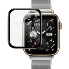 Forzacase Honor Watch 5 ile Uyumlu Çerçeveli Tam Kaplayan 3D Pet Ekran Koruyucu Film - FC016