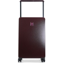 GROUND Jade Orta Boy Valiz Geniş Çekçekli Mor - 10670