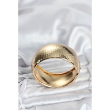 Youday Accessories Pirinç Gold Renk Bombeli Vintage Kadın Bileklik