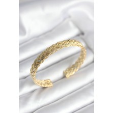 Youday Accessories Ezme Zincir Model Gold Renk Kadın Bileklik