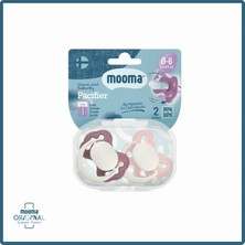 Mooma Clown & Butterfly Silikon Emzik 2’li No:1 (0–6 Ay) – BPA & BPS İçermez, Saklama Kabı Hediyeli