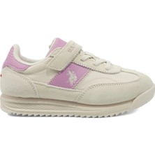 U.s. Polo Assn. Lande Jr Bej Kız Çocuk Sneaker
