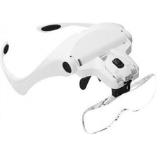 Epilons 5 Lens 1.0X-3.5X 2Led Işıklı İle Ayarlanabilir Gözlük Büyüteç 9892B2