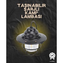 Epilons Kamp Ve Bahçe İçin Retro Led Fener – Sıcak Işık, Uzun Ömürlü Batarya
