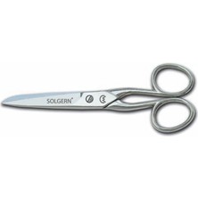 Solgern 232-6 İplik ve Kumaş Temizleme Makası No: 6 inç / 15,24 cm - Nikel Kaplama