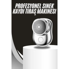 Epilons Kablosuz Tıraş Makinesi Günlük Hızlı Taşınabilir Şarjlı Yuvarlak Paslanmaz Çelik