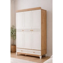 Setay Gardırop, Bakü 3 Kapaklı 2 Çekmeceli Dolap