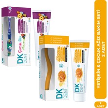 DKDENT Doğal Propolis Özlü Diş Macunu (Fırçalı) 75 ml + Orman Meyveli Çocuk Diş Macunu (Fırçalı) 50 ml
