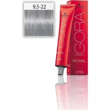 Schwarzkopf Igora Royal Saç Boyası 9,5-22 Açık Mavi 60 ml