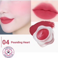 Dearmay Dear.may Pure Falling Mood Lip Pot - Çok Amaçlı Renkli Dudak ve Yanak Pot Balmı 6,5g - 04 Pounding Heart