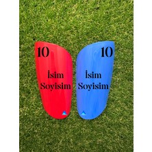 Armadura Kişiye Özel Tekmelik - Renkli-Kırmızı Mavi - 1 Takım (009)