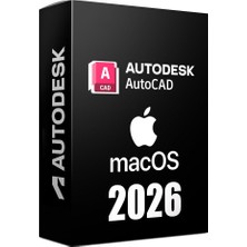 Autocad 2026 (Mac) - 1 Pc 3 Yıl Abonelik Kodu
