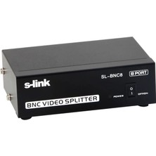 S-Link Sl-Bnc8 8 Ports Bnc Splitter
