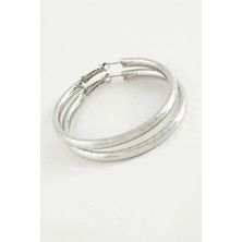 LTG Nova Noktalı Boru Halka Küpe 4 cm