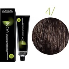 L'Oréal Professionnel İnoa Amonyaksız Saç Boyası No: 4 Fundamental 60Ml.