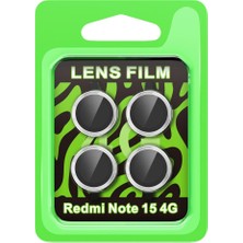 Eco Port Xiaomi Redmi Note 15 4g Raze Metal Kamera Lens - Gümüş