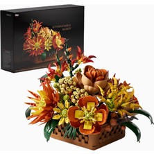 Nifeliz NF10325 Çiçek Sepeti Yapım Seti 1284 Parça Botanik Dekoratif Model