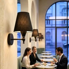 Homing Siyah Klasik Aplik Siyah Kumaş 242016