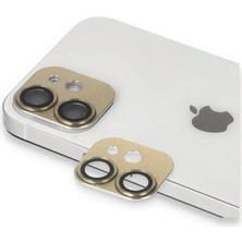 TeknoKapsül Iphone 11 Pers Alüminyum Kamera Lens - Gold