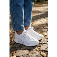 Ekinox Store Kadın Günlük Spor Ayakkabı Beyaz Hafif Rahat Sneaker