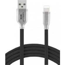 TeknoKapsül S48 Lightning Kablo Iphone Uyumlu 1m 3A - Siyah