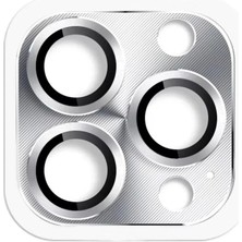 TeknoKapsül Iphone 16 Pers Alüminyum Kamera Lens - Gümüş