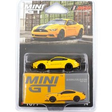 Mini T Mini Gt 1/64 Lb-Works Ford Mustang Triple Yellow Diecast Model Araba MGT01077-BL