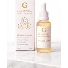 GLOWVEA Multi vitamin Serum C Vitamini & Hyaluronik Asit Aydınlatıcı Leke Karşıtı i Yüz Serumu cam cilt