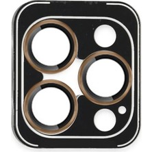 TeknoKapsül Iphone 16 Pvd Metal Kamera Lens - Gold