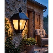 Dream Plus Olar Güneş Enerjili Hareket Sensörlü Suya Dayanıklı Dış Mekan Aplik