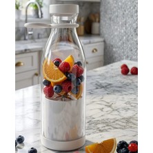 Teknodayım Şarjlı Taşınabilir Blender 380 ml USB Kablosuz Smoothie ve Meyve Karıştırıcı