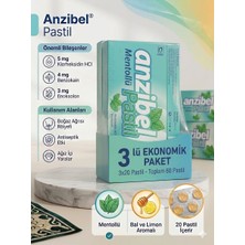 Nobel Anzibel Mentollü Pastil 3 Lü Paket