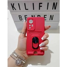 Camkapak Aksesuar Xiaomi Mi 12 Pro Standlı ve Kartlı Kılıf Modeli