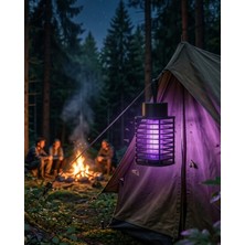 Masa Dostu Şarjlı Sivrisinek Öldürücü Lamba Taşınabilir Sessiz ve Kimyasal Içermeyen Tdms-07