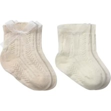 Gray Line Gry Fiyonklu Penye Soket Çorap 2li 10149 Bej Nel1