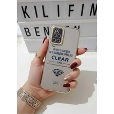 Camkapak Aksesuar Xiaomi Redmi Note 11 Şeffaf Renkli Kılıf Modeli