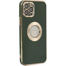 Senka Newface Iphone 12 Pro Max Kılıf Store Silikon - Yeşil