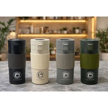 Eco Port 350 ml Paslanmaz Çelik Termos Dereceli Mug - Sızdırmaz Kapaklı Çift Katmanlı Dereceli Termos  ALK4626