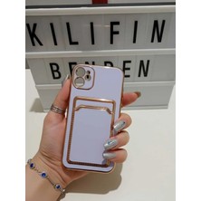 Camkapak Aksesuar Iphone 11 Kartlıklı Kılıf Modeli