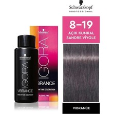 Schwarzkopf Igora Vibrance 8-19 Açık Kumral Sandre Viyole Yarı Kalıcı Boya
