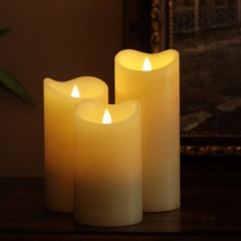 Ebuu Concept Hareketli LED Mum Seti 3lü - Videolu