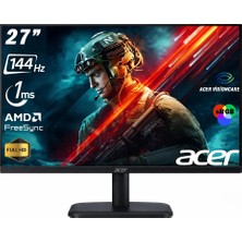 Acer KG270 P0 27" 1ms 144 Hz Flat Oyuncu Monitörü UM.HX0EE.047