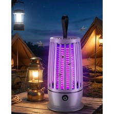 Pileli Store Uv Mor Işık Elektrikli Sivrisinek Tuzak Lamba Sessiz Çalışma Gece Aydınlatmalı