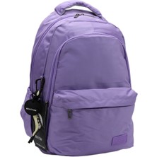 Bevitton Su Geçirmez Kumaş Okul Çantası Unisex Okul Sırt Çantası 2200 Lila