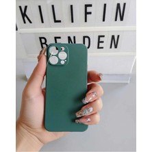 Camkapak Aksesuar Iphone 13 Pro Max Silikon Kılıf Modeli