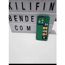 Camkapak Aksesuar Iphone 15 Pro Karikatür Kılıf Modeli
